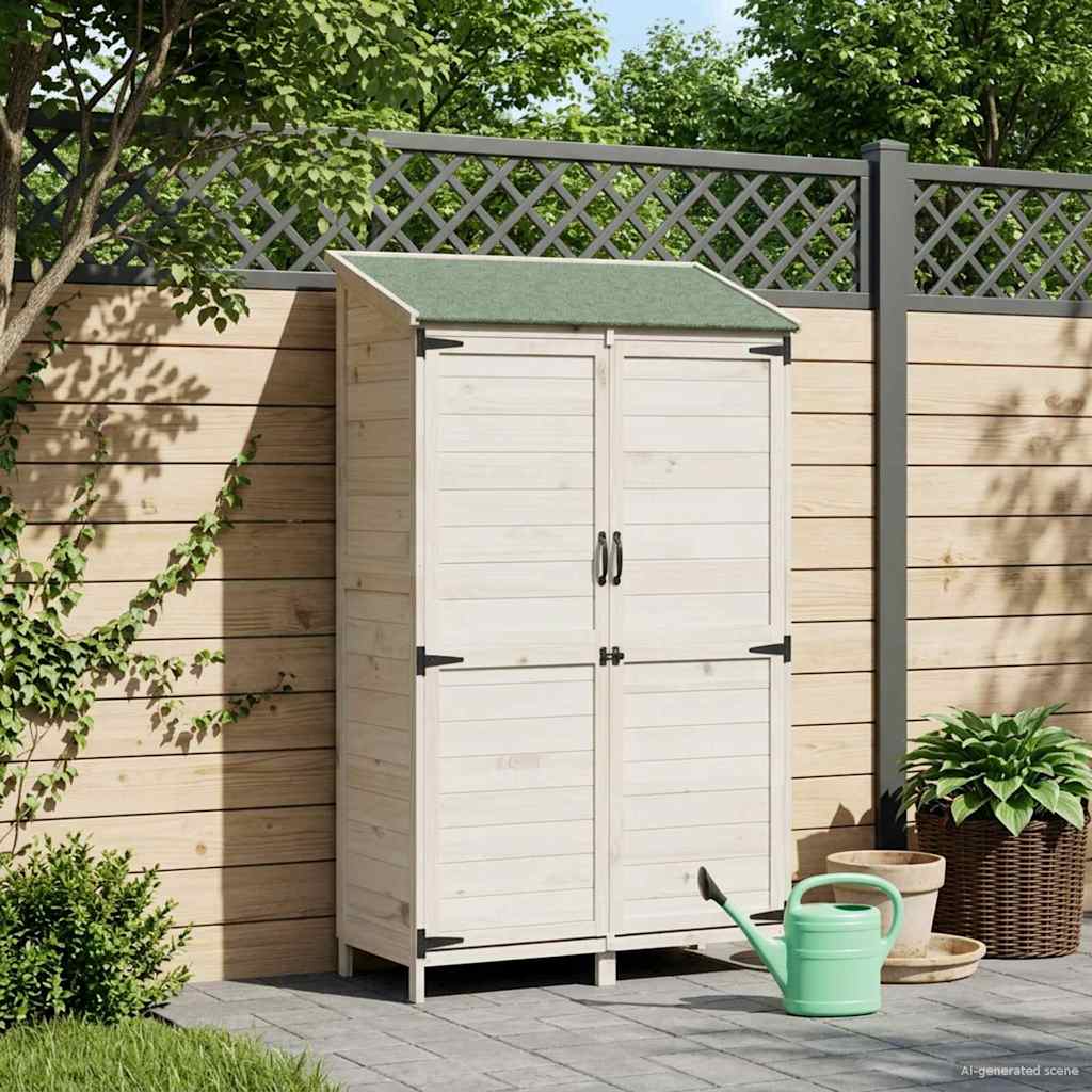 Have Skur Hvid 106,5 x 56 x 176 cm Konstrueret træ