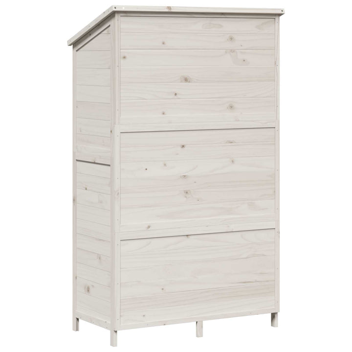 Have Skur Hvid 106,5 x 56 x 176 cm Konstrueret træ