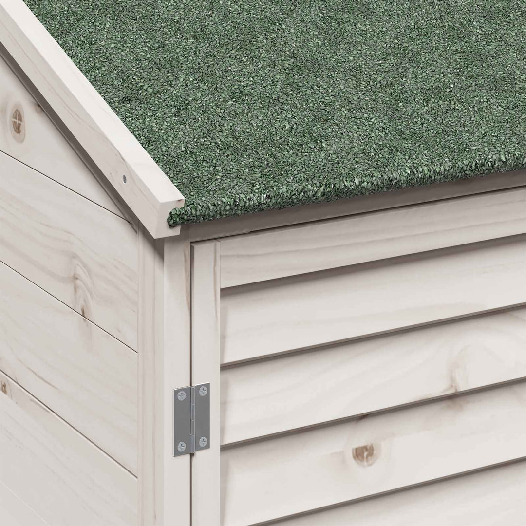 Have Skur Hvid 59 x 56 x 113,5 cm Massivt Fyrretræ