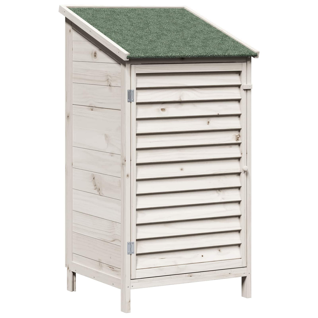 Have Skur Hvid 59 x 56 x 113,5 cm Massivt Fyrretræ