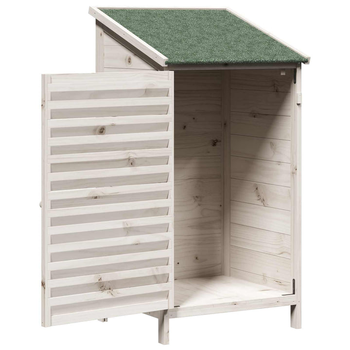 Have Skur Hvid 59 x 56 x 113,5 cm Massivt Fyrretræ