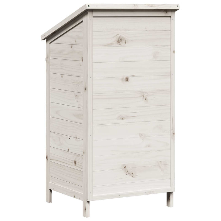 Have Skur Hvid 59 x 56 x 113,5 cm Massivt Fyrretræ