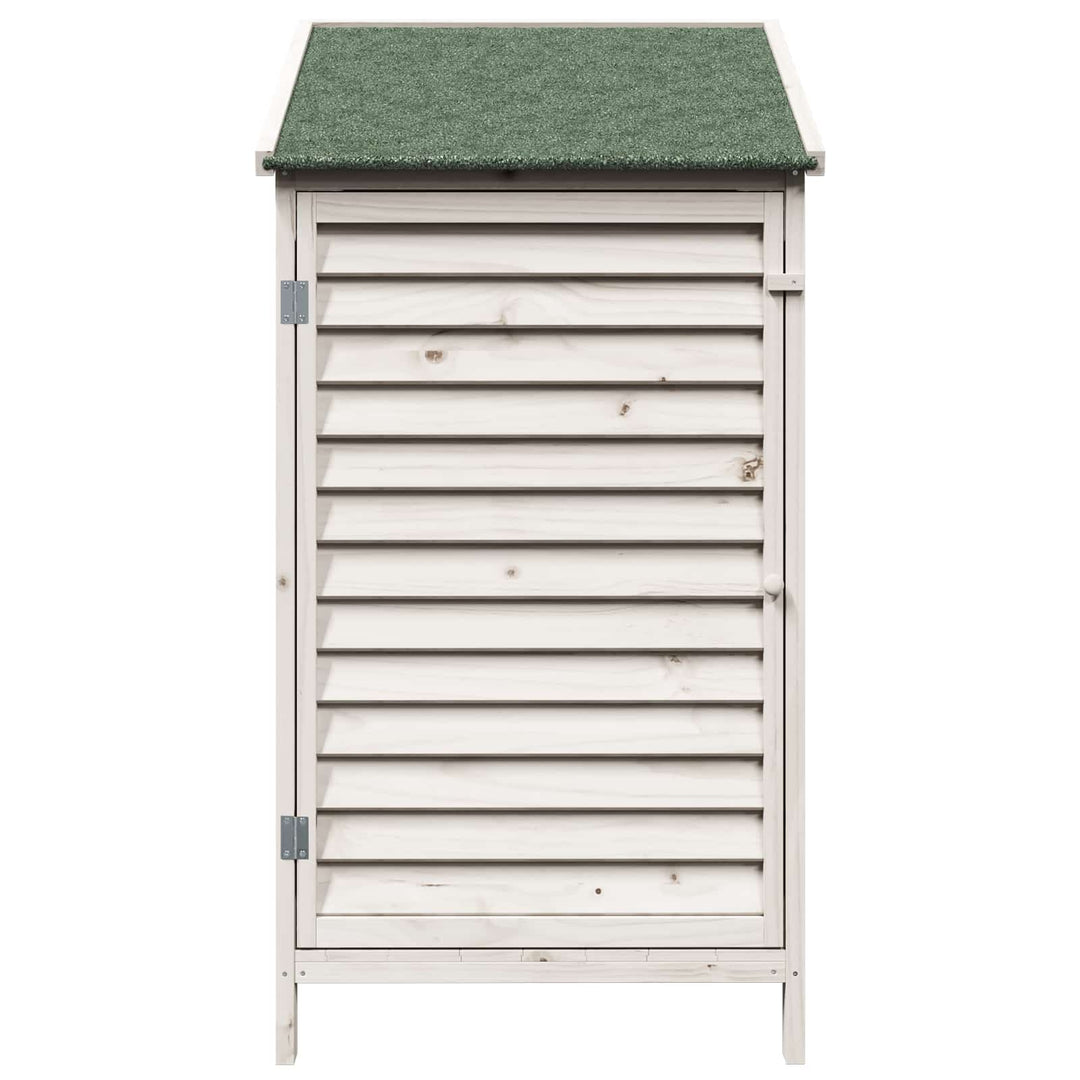Have Skur Hvid 59 x 56 x 113,5 cm Massivt Fyrretræ