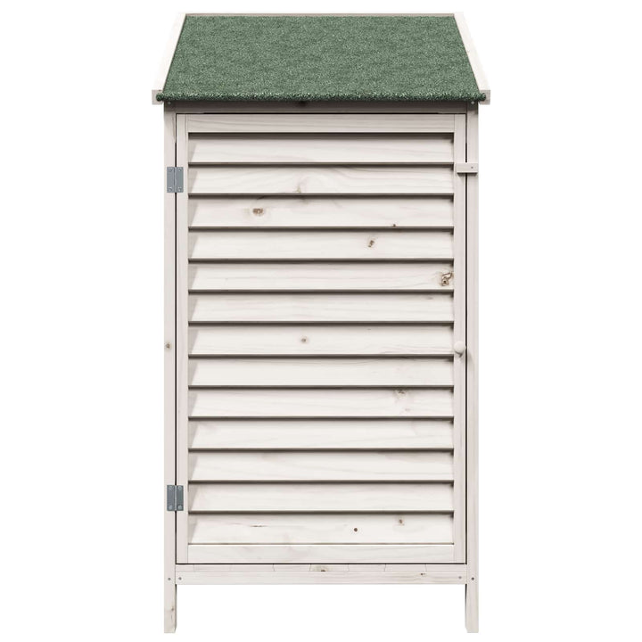 Have Skur Hvid 59 x 56 x 113,5 cm Massivt Fyrretræ