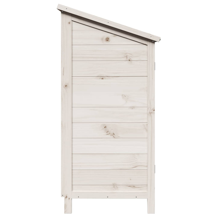 Have Skur Hvid 59 x 56 x 113,5 cm Massivt Fyrretræ