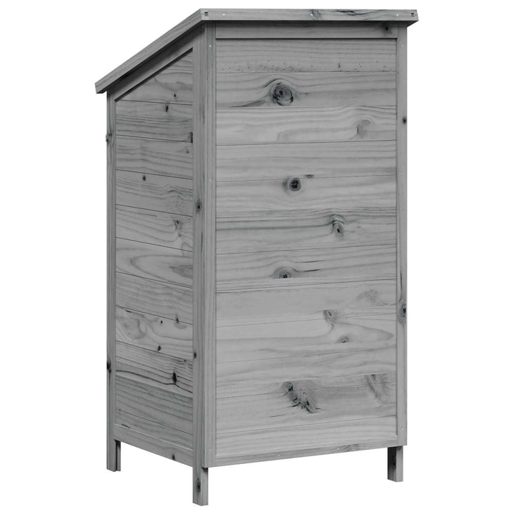 Have Skur Grå 59 x 56 x 113,5 cm Massivt Fyrretræ