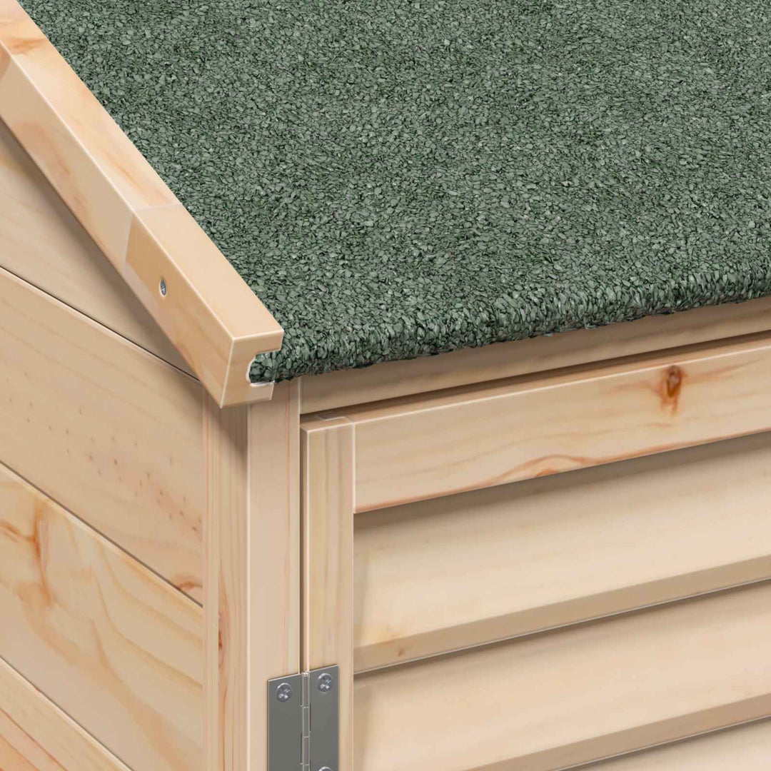 Have Skur Naturfarvet 106 x 56 x 113,5 cm Massivt Fyrretræ