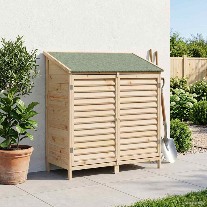 Have Skur Naturfarvet 106 x 56 x 113,5 cm Massivt Fyrretræ