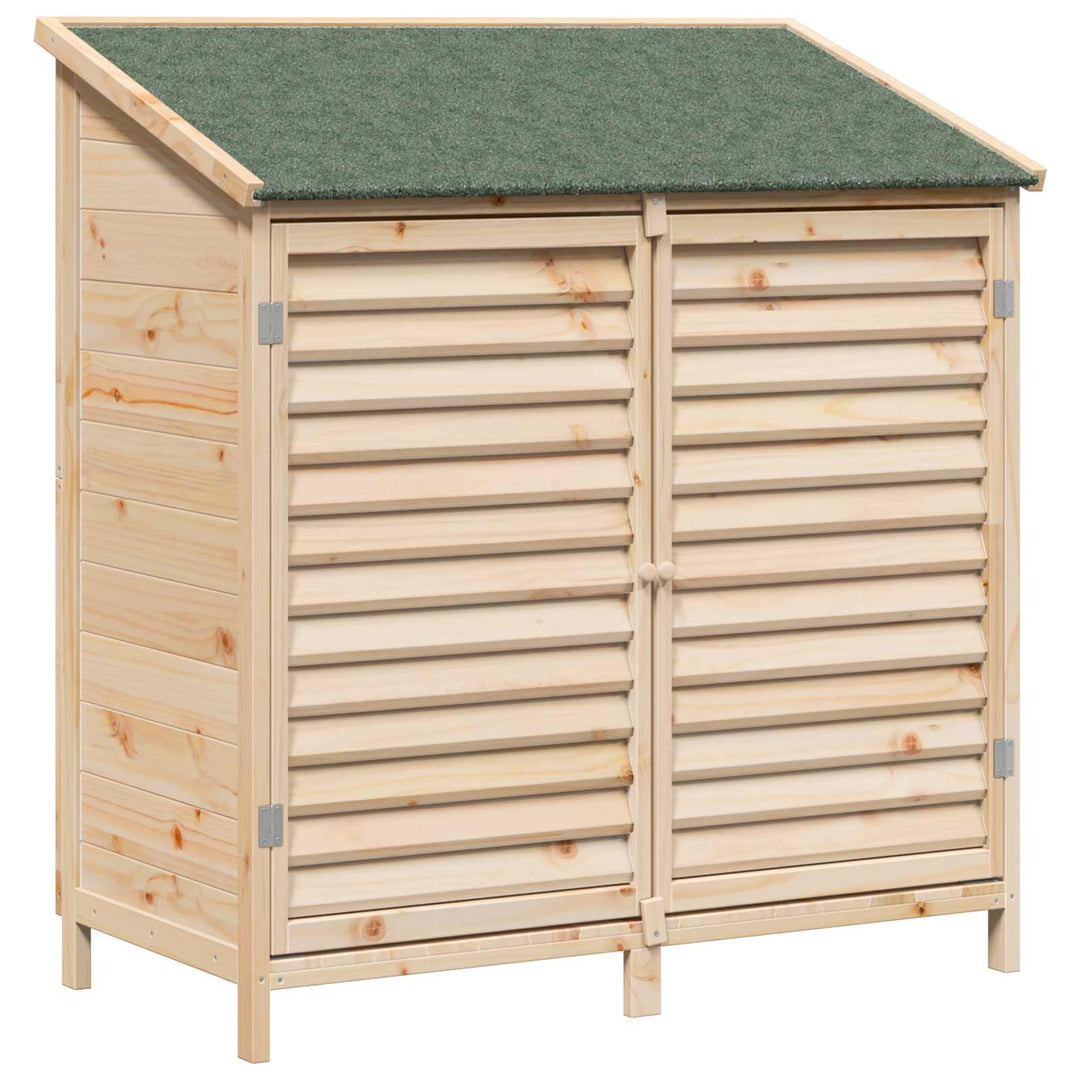 Have Skur Naturfarvet 106 x 56 x 113,5 cm Massivt Fyrretræ