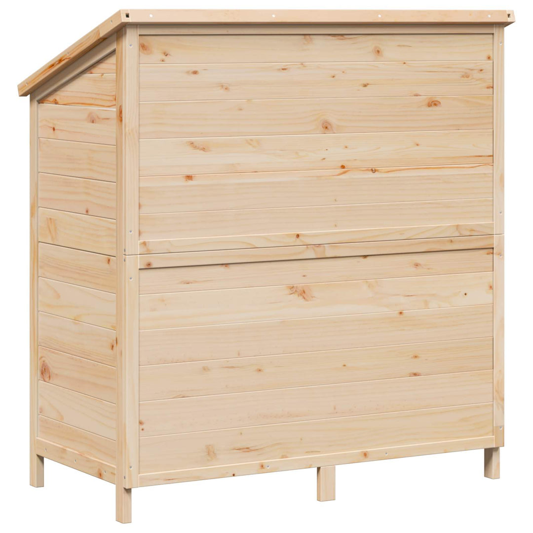 Have Skur Naturfarvet 106 x 56 x 113,5 cm Massivt Fyrretræ