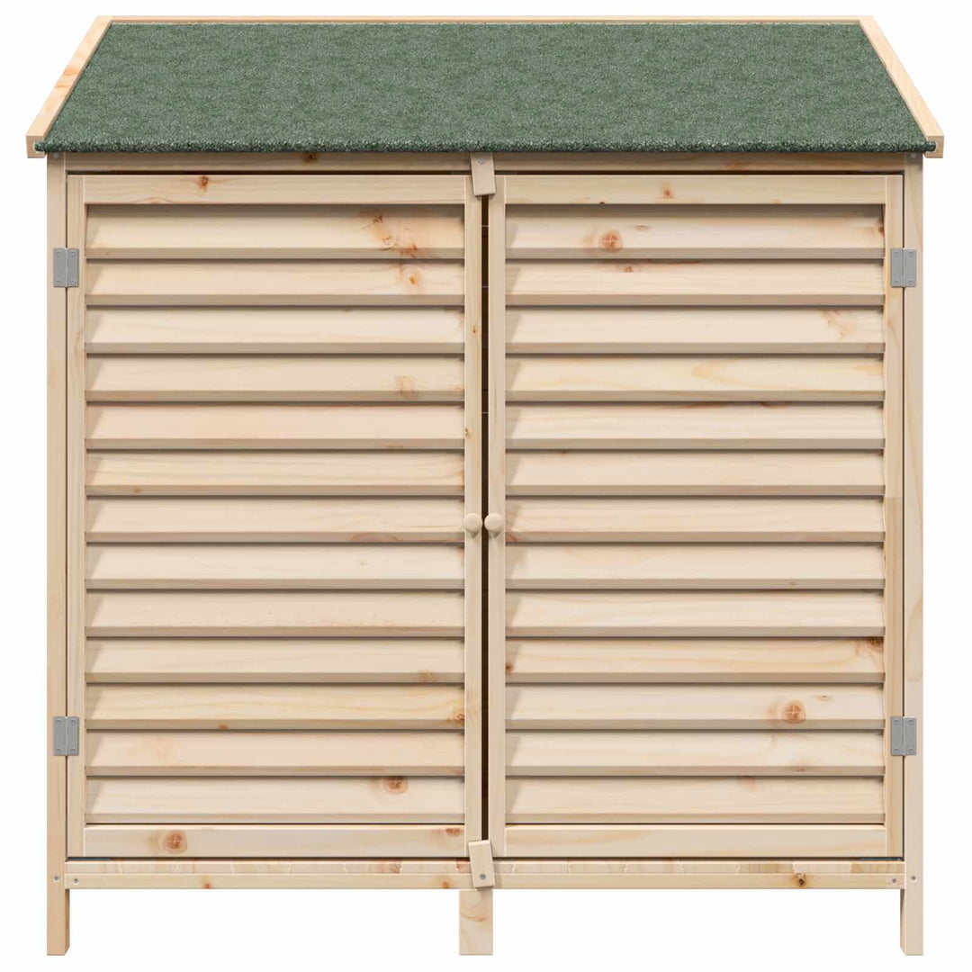 Have Skur Naturfarvet 106 x 56 x 113,5 cm Massivt Fyrretræ