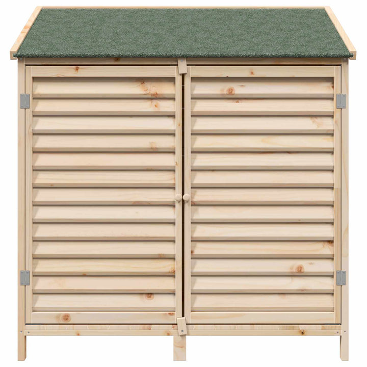 Have Skur Naturfarvet 106 x 56 x 113,5 cm Massivt Fyrretræ
