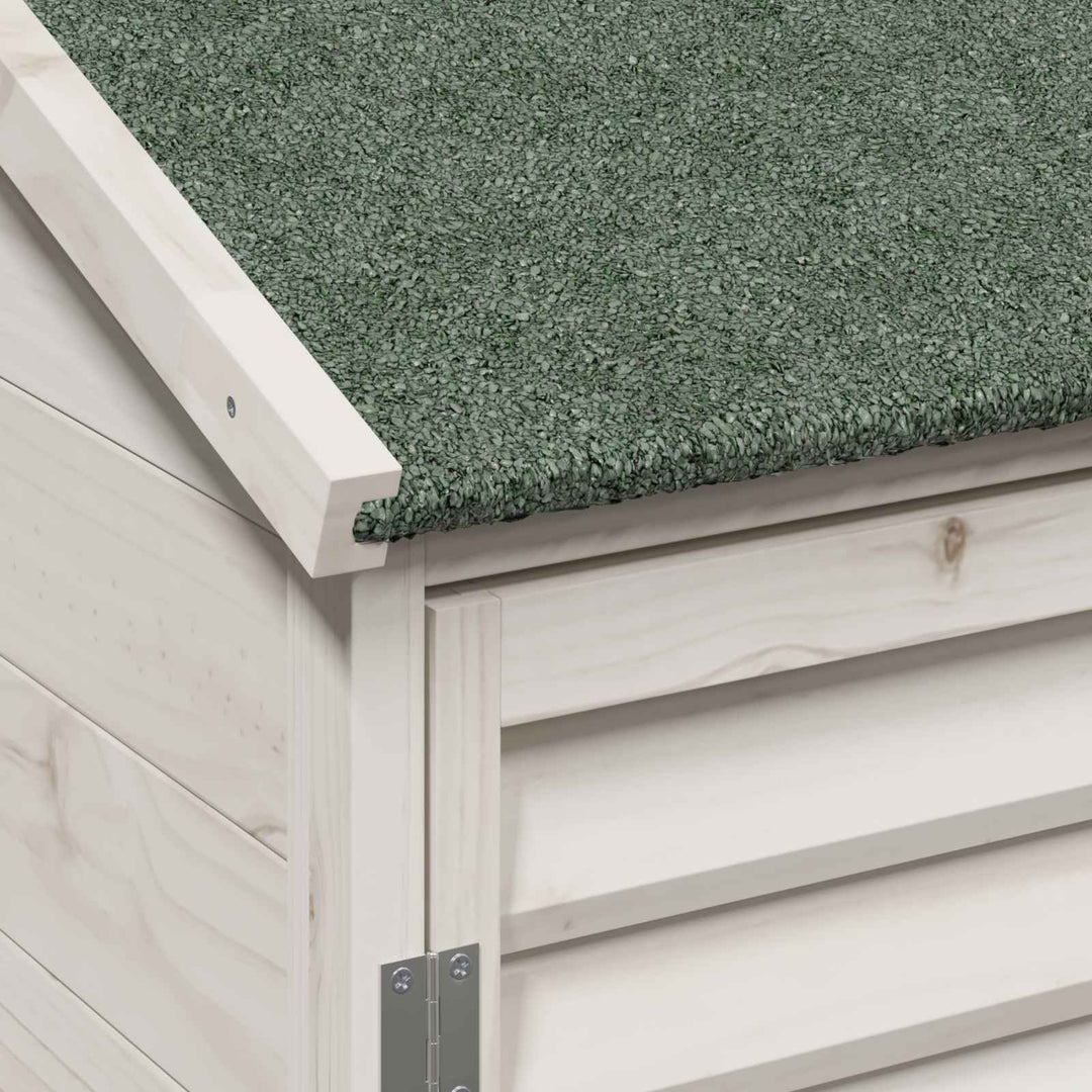 Have Skur Hvid 106 x 56 x 113,5 cm Massivt Fyrretræ
