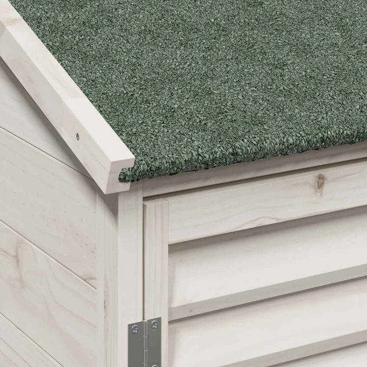 Have Skur Hvid 106 x 56 x 113,5 cm Massivt Fyrretræ
