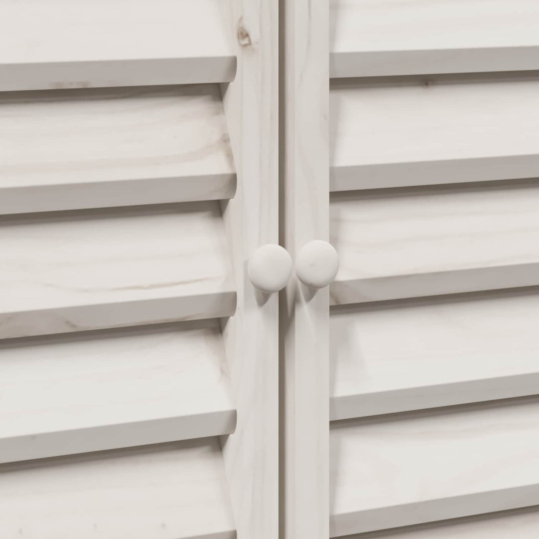 Have Skur Hvid 106 x 56 x 113,5 cm Massivt Fyrretræ