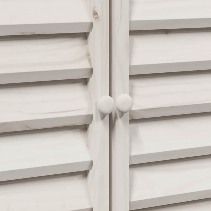 Have Skur Hvid 106 x 56 x 113,5 cm Massivt Fyrretræ