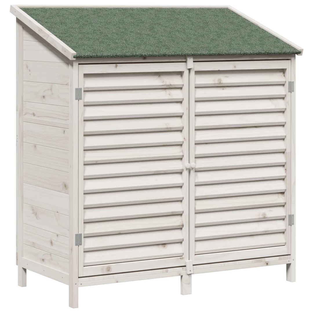 Have Skur Hvid 106 x 56 x 113,5 cm Massivt Fyrretræ