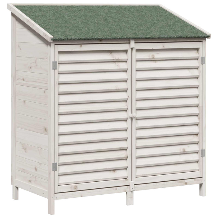 Have Skur Hvid 106 x 56 x 113,5 cm Massivt Fyrretræ