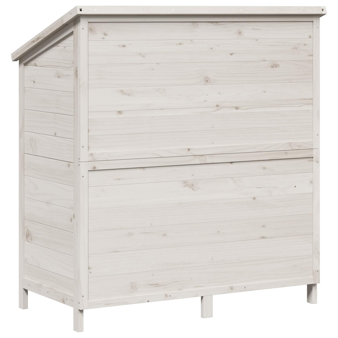 Have Skur Hvid 106 x 56 x 113,5 cm Massivt Fyrretræ