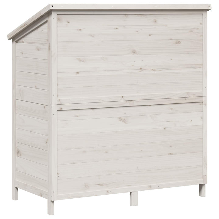 Have Skur Hvid 106 x 56 x 113,5 cm Massivt Fyrretræ