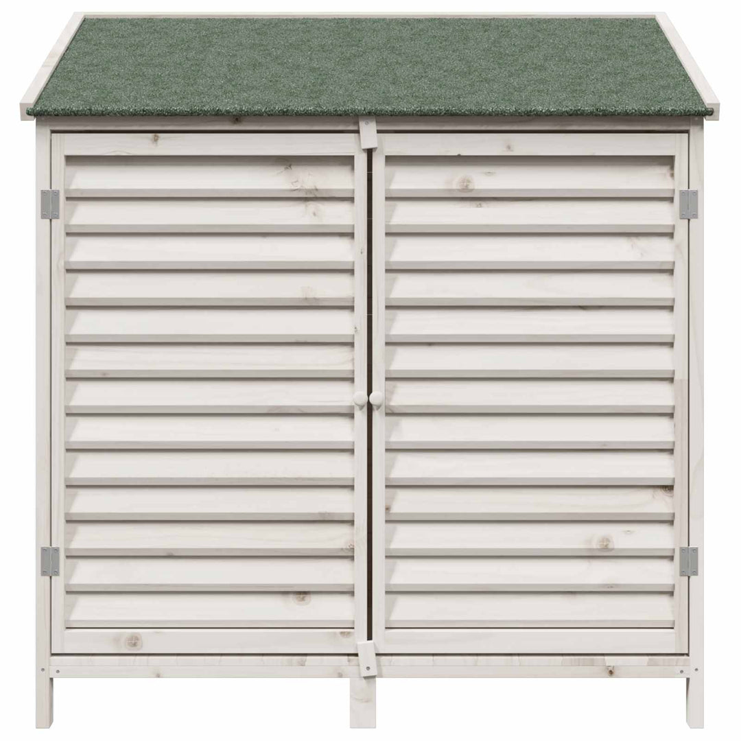 Have Skur Hvid 106 x 56 x 113,5 cm Massivt Fyrretræ