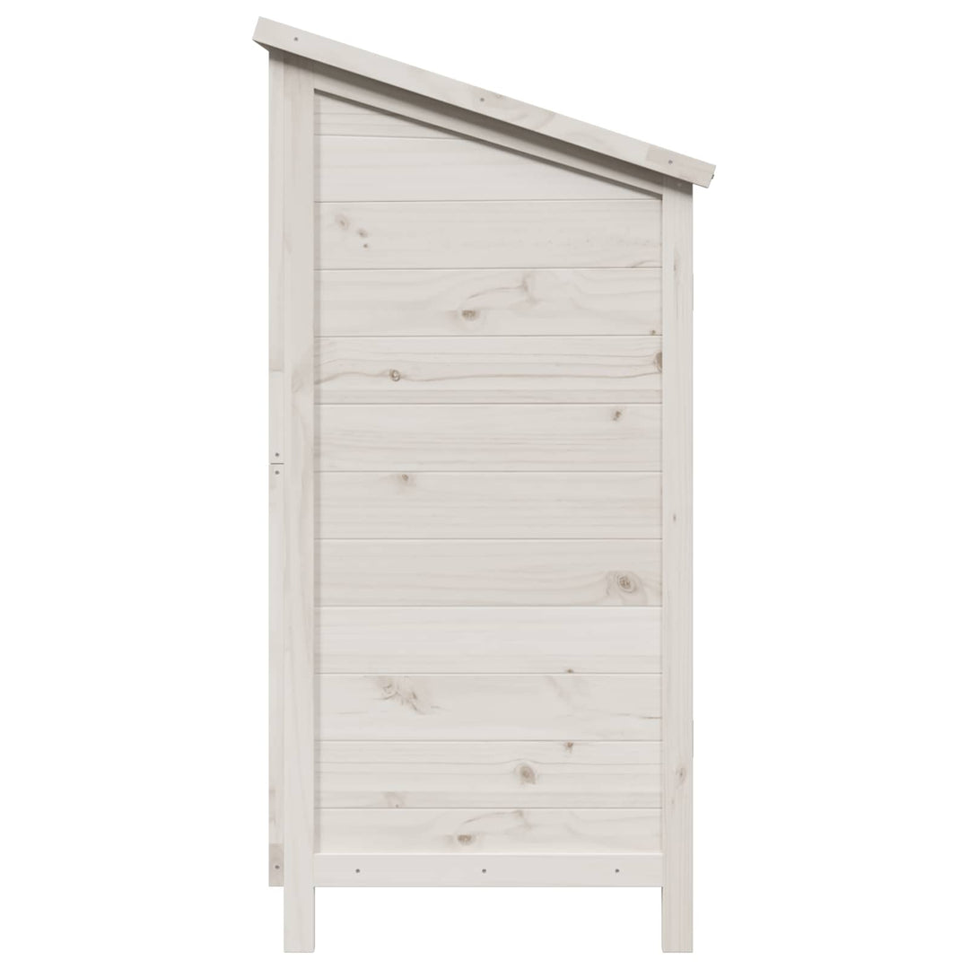 Have Skur Hvid 106 x 56 x 113,5 cm Massivt Fyrretræ