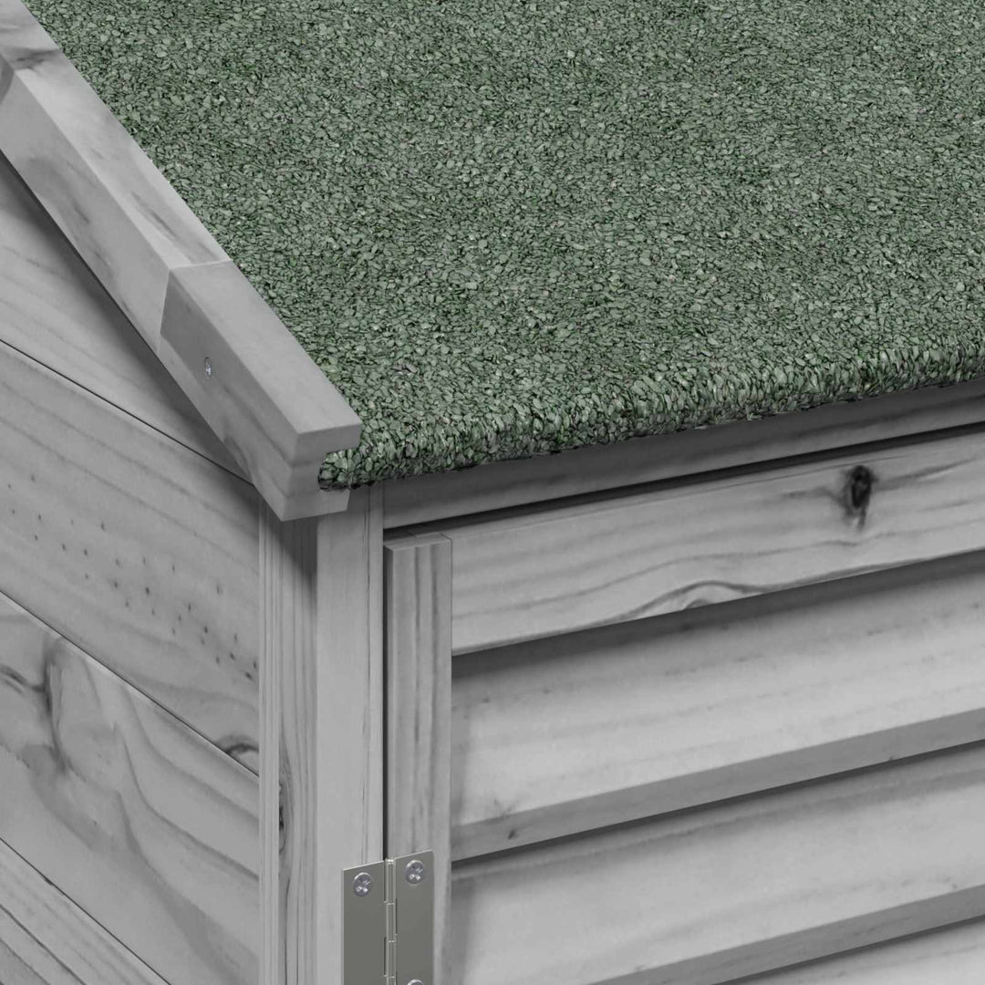 Have Skur Grå 106 x 56 x 113,5 cm Massivt Fyrretræ