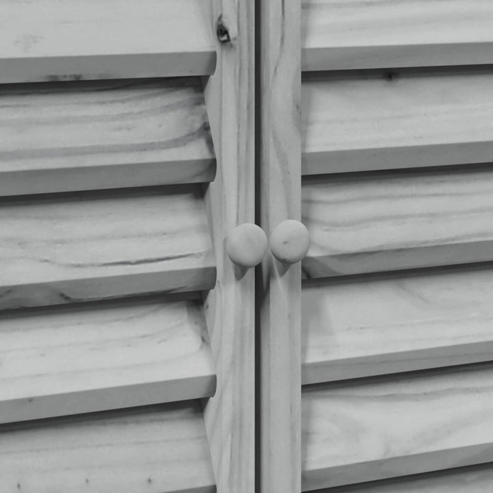 Have Skur Grå 106 x 56 x 113,5 cm Massivt Fyrretræ