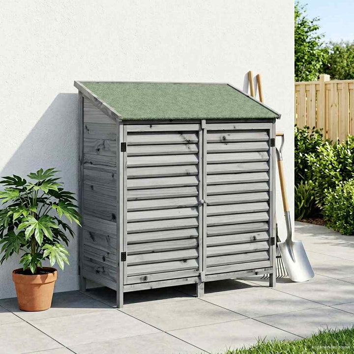 Have Skur Grå 106 x 56 x 113,5 cm Massivt Fyrretræ