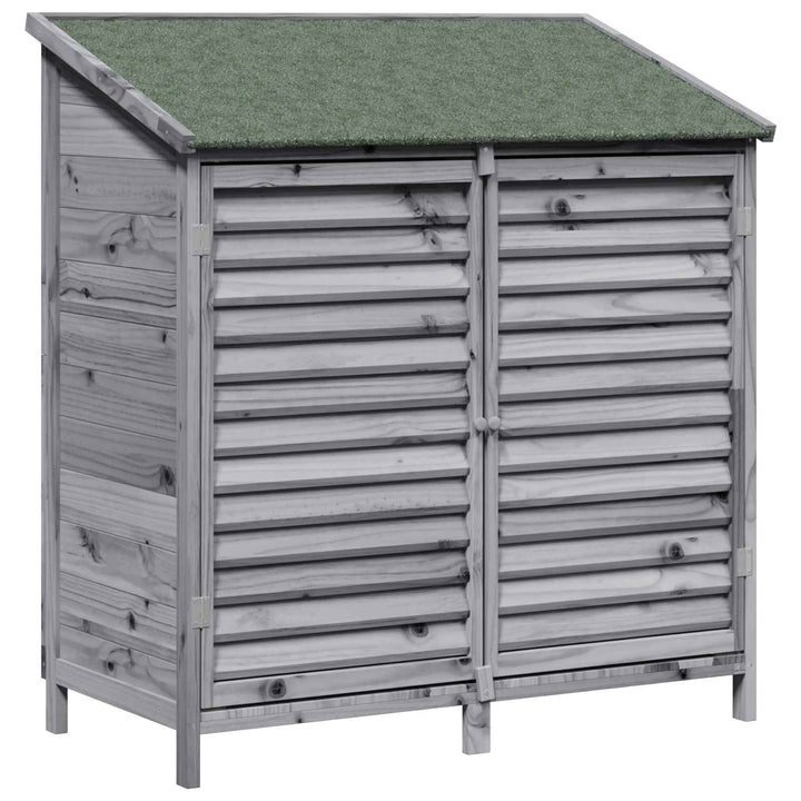 Have Skur Grå 106 x 56 x 113,5 cm Massivt Fyrretræ