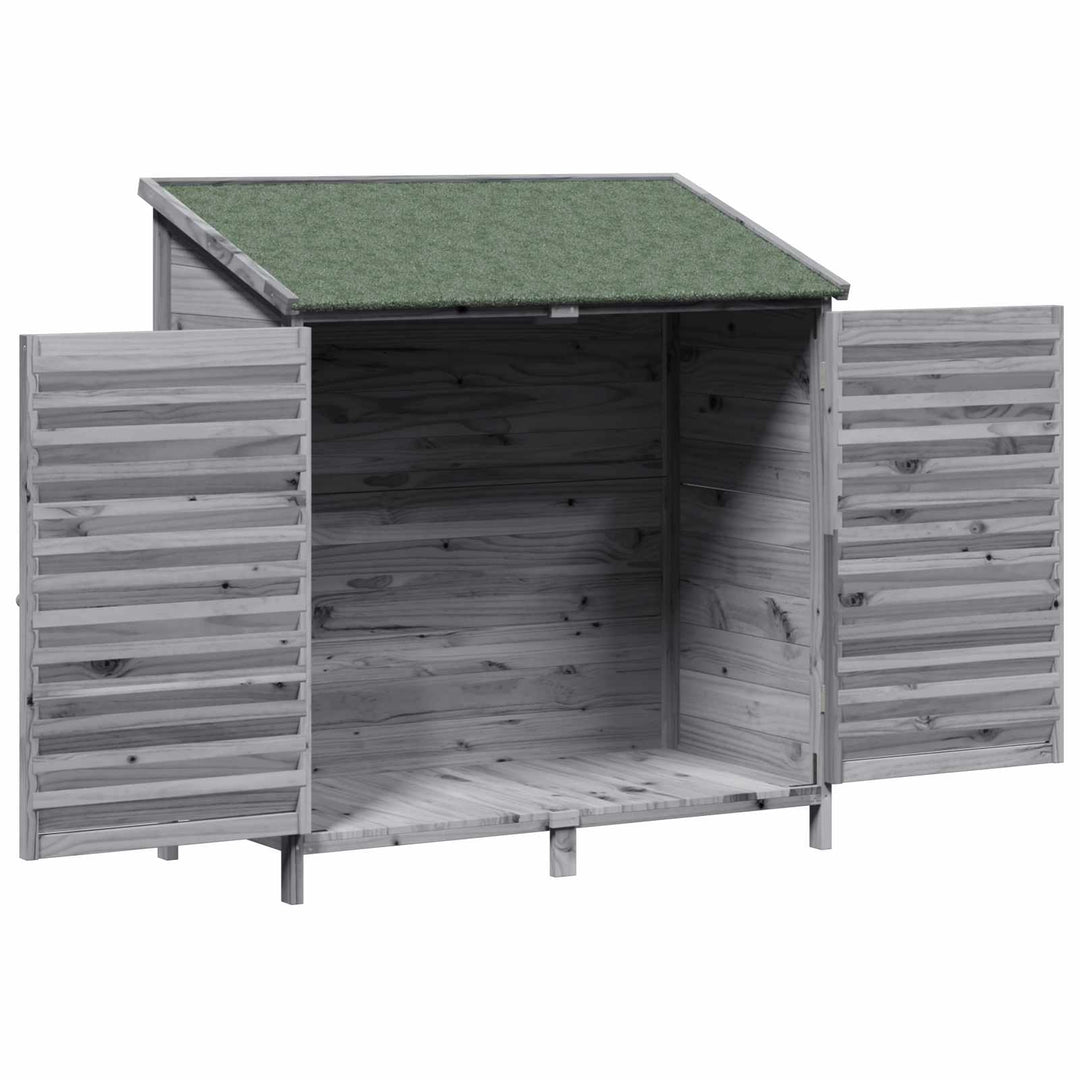 Have Skur Grå 106 x 56 x 113,5 cm Massivt Fyrretræ