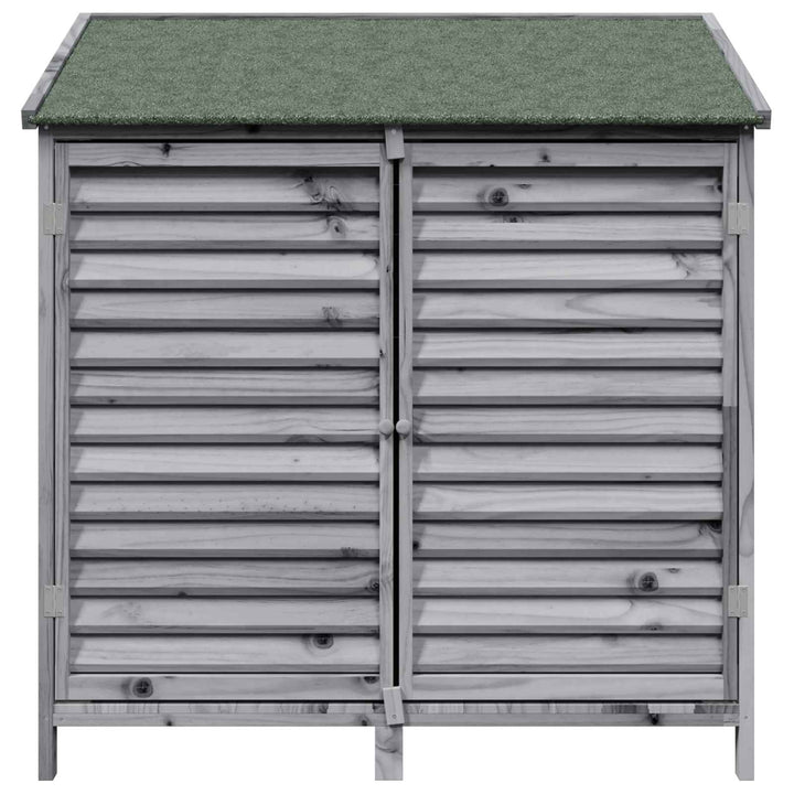 Have Skur Grå 106 x 56 x 113,5 cm Massivt Fyrretræ