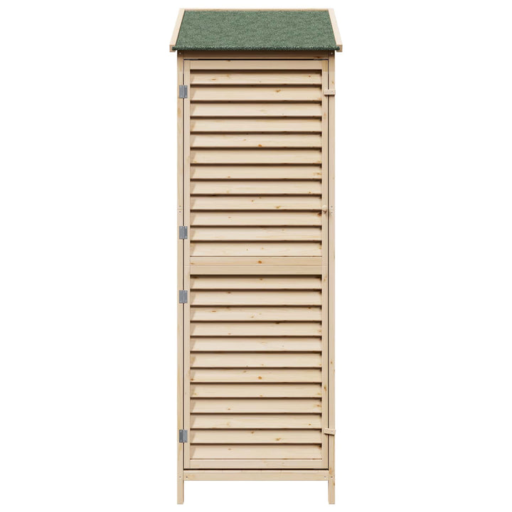 Have Skur Naturfarvet 59 x 56 x 176 cm Massivt Fyrretræ