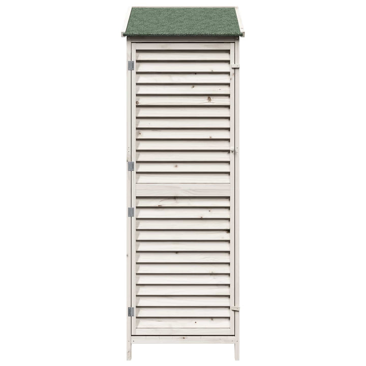 Have Skur Hvid 59 x 56 x 176 cm Massivt Fyrretræ