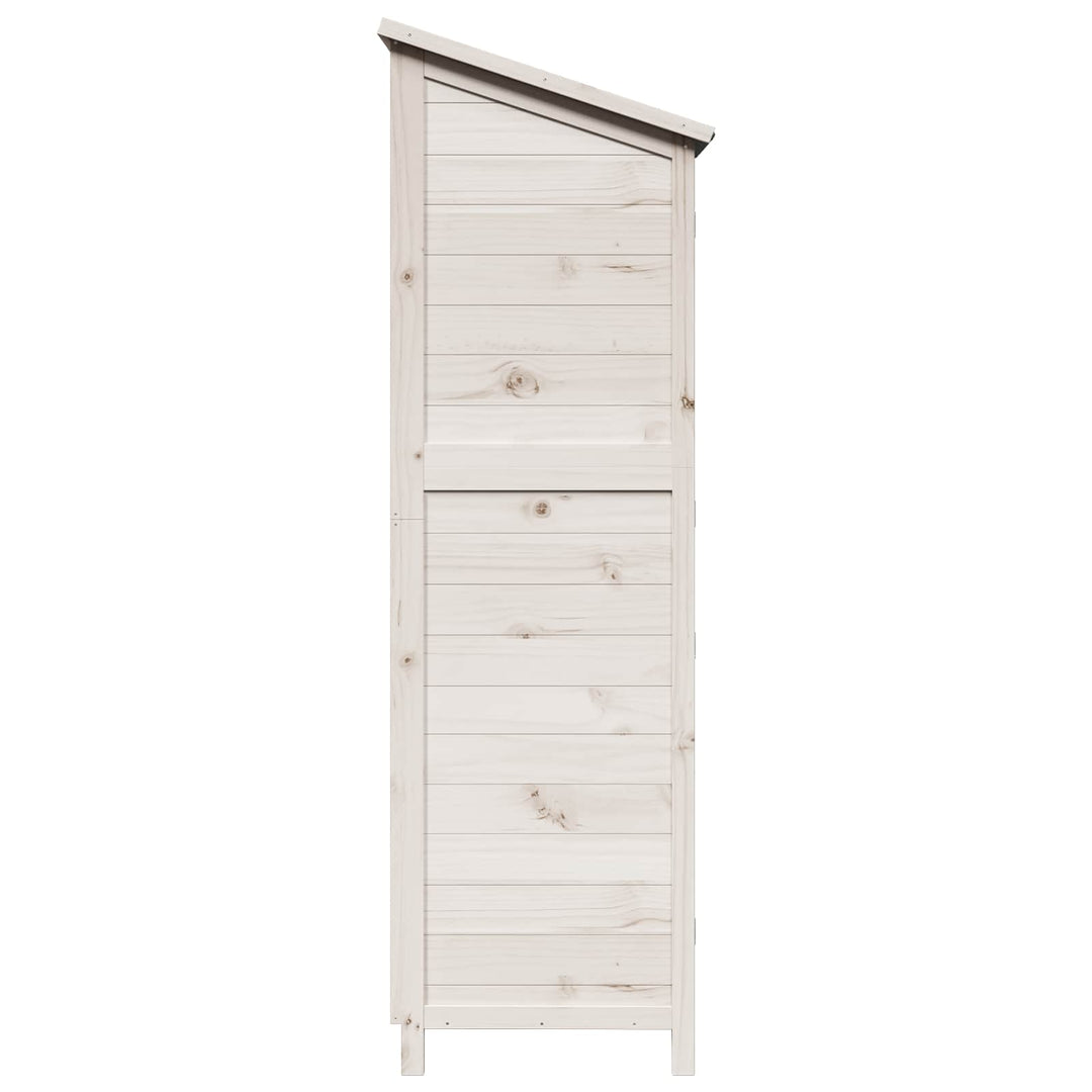 Have Skur Hvid 59 x 56 x 176 cm Massivt Fyrretræ