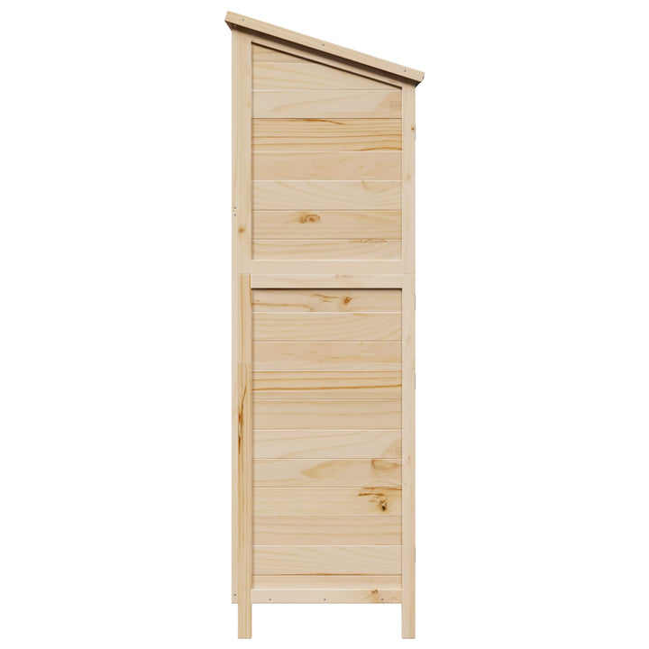 Have Skur Naturfarvet 106 x 56 x 176,5 cm Massivt Fyrretræ