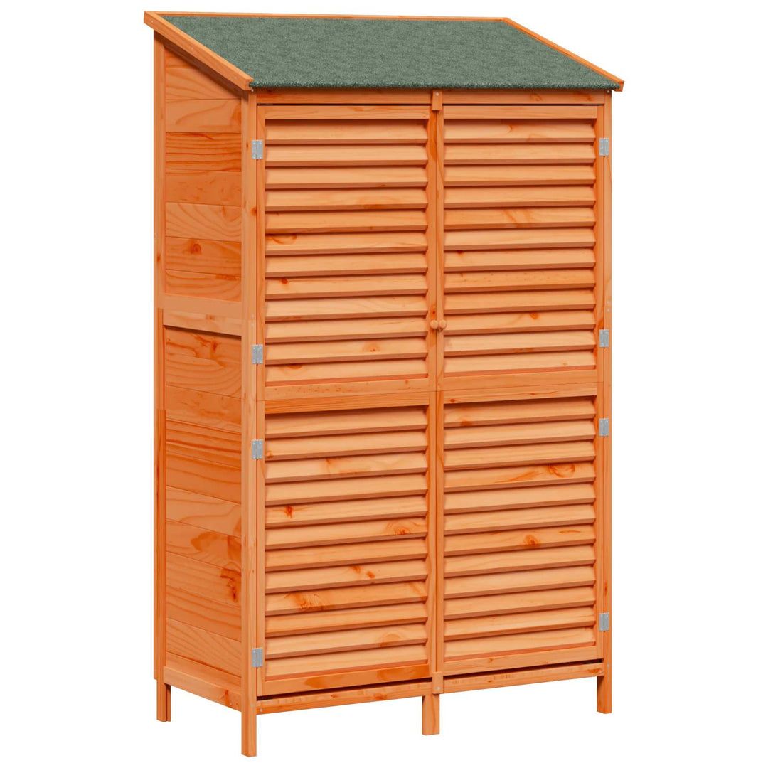 Have Skur Brun 106 x 56 x 176,5 cm Massivt Fyrretræ