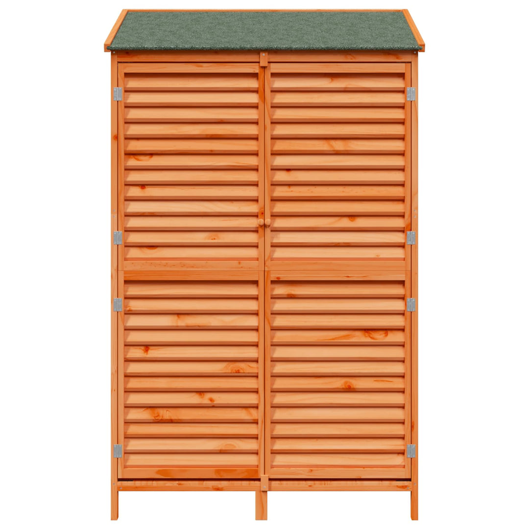 Have Skur Brun 106 x 56 x 176,5 cm Massivt Fyrretræ