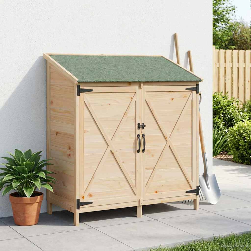 Have Skur Naturfarvet 106 x 56 x 113,5 cm Konstrueret træ