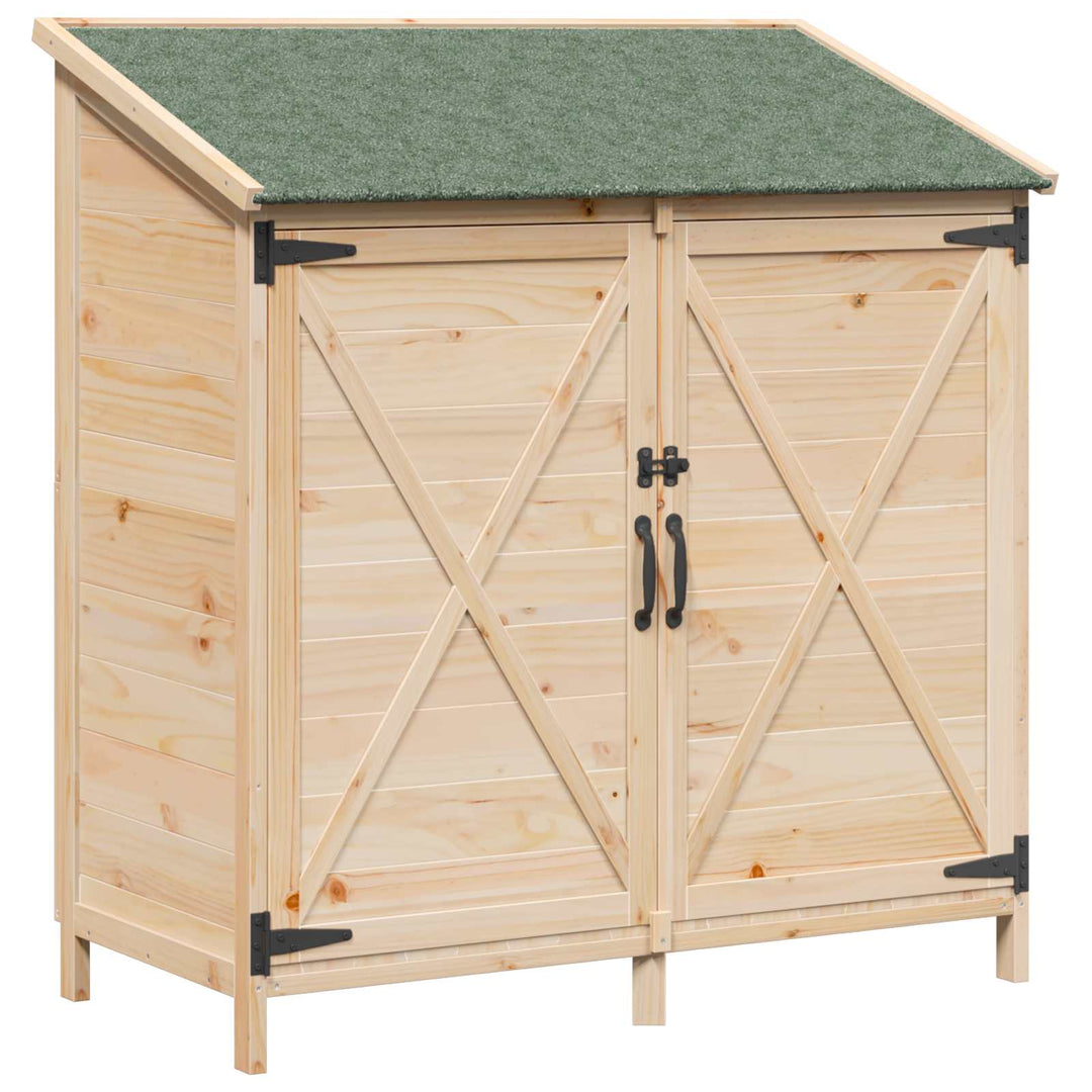 Have Skur Naturfarvet 106 x 56 x 113,5 cm Konstrueret træ