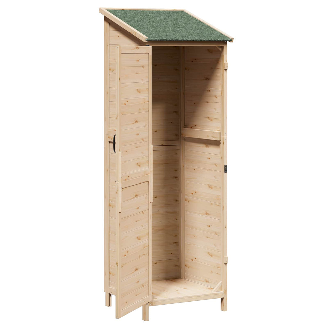 Have Skur Naturfarvet 59,5 x 56 x 176,5 cm Konstrueret træ