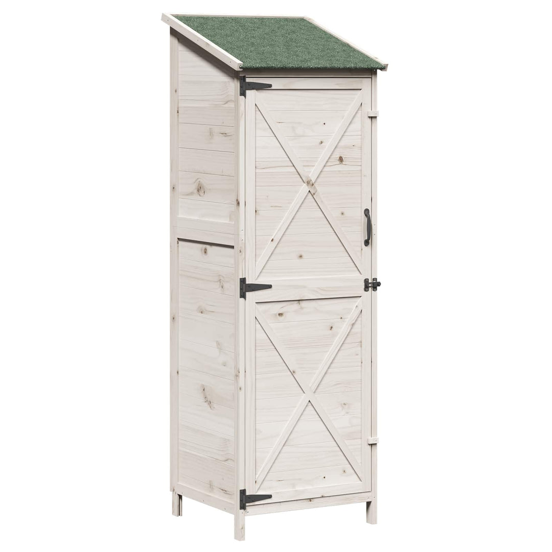 Have Skur Hvid 59,5 x 56 x 176,5 cm Konstrueret træ