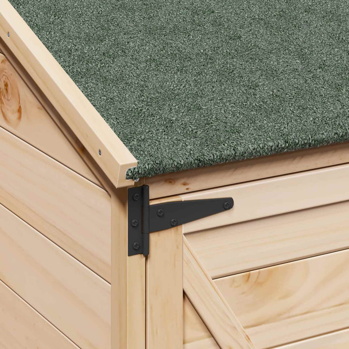 Have Skur Naturfarvet 106 x 56 x 176,5 cm Konstrueret træ