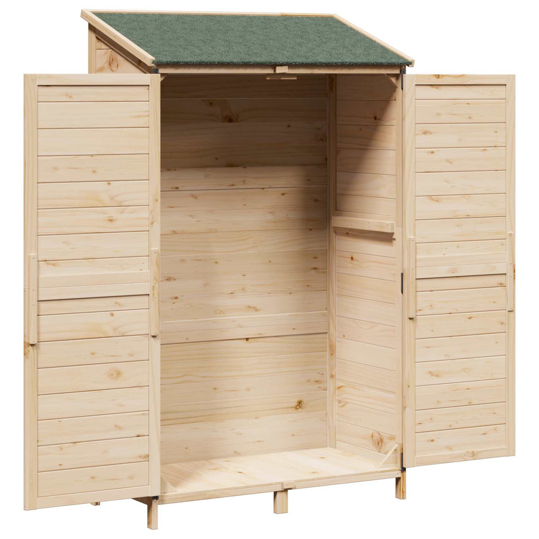 Have Skur Naturfarvet 106 x 56 x 176,5 cm Konstrueret træ