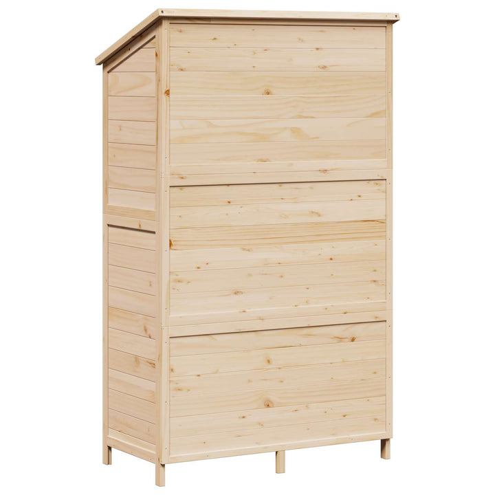 Have Skur Naturfarvet 106 x 56 x 176,5 cm Konstrueret træ