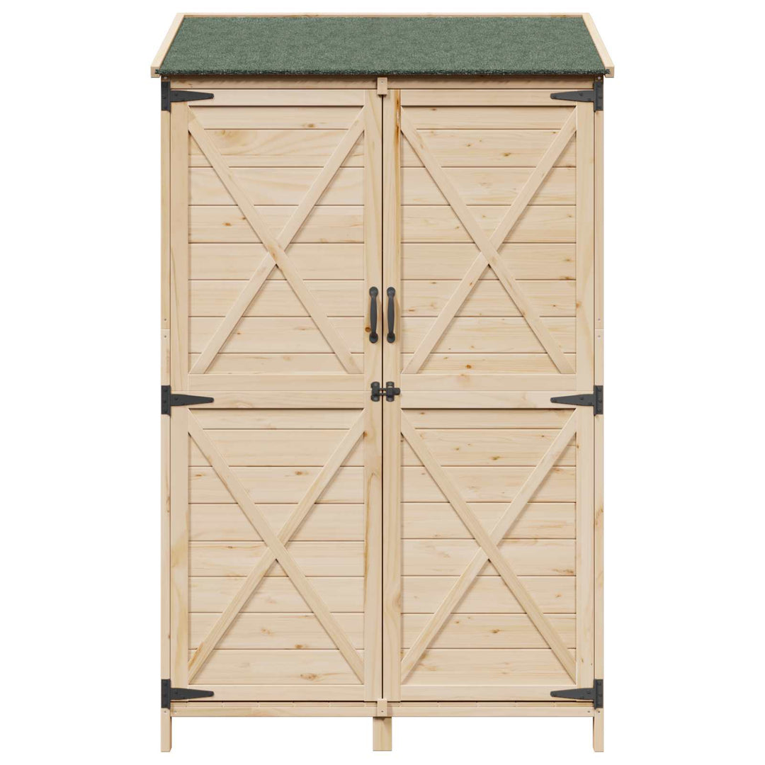 Have Skur Naturfarvet 106 x 56 x 176,5 cm Konstrueret træ