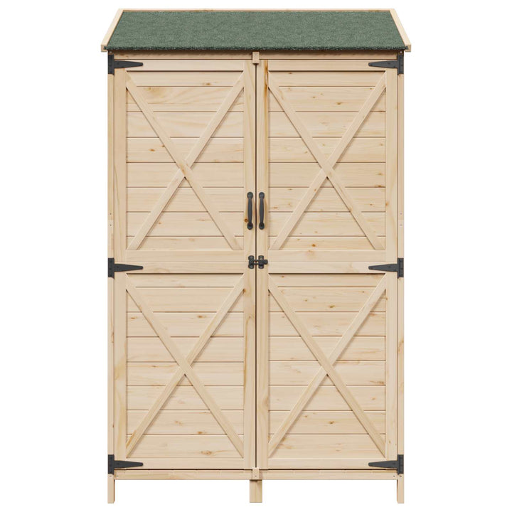 Have Skur Naturfarvet 106 x 56 x 176,5 cm Konstrueret træ