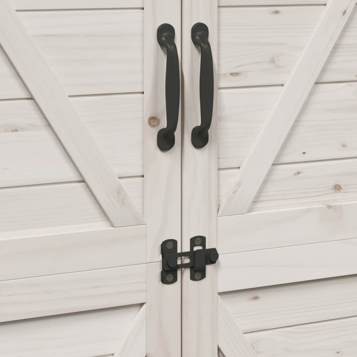 Have Skur Hvid 106 x 56 x 176,5 cm Konstrueret træ