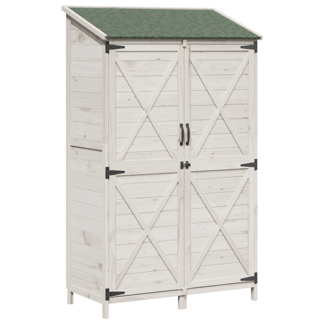 Have Skur Hvid 106 x 56 x 176,5 cm Konstrueret træ