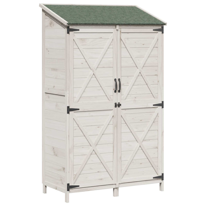 Have Skur Hvid 106 x 56 x 176,5 cm Konstrueret træ